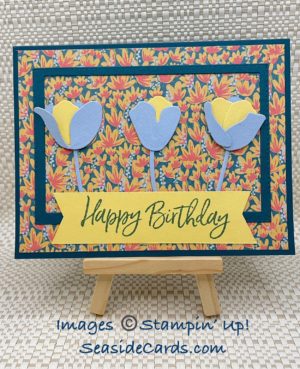 Tulips Birthday Card